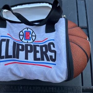 Los Angeles LA Clippers Official Collapsible Insulated Basketball Lunch Bag